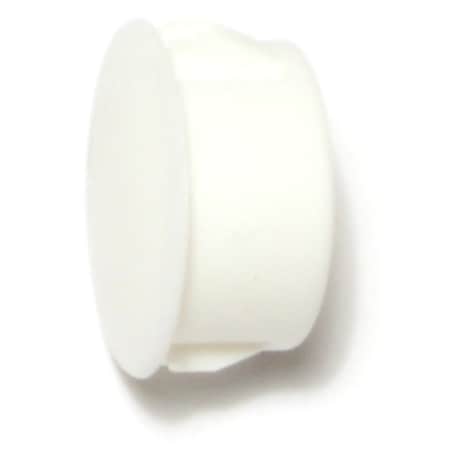 Midwest Fastener 11/16" White Nylon Plastic Flush Head Hole Plugs 8PK 69451